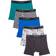 Hanes Comfort Flex Boxer Briefs 5-pack - Green/Black Assortment