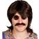 Boland wig Gary with mustache men brown