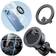 Joyroom car moun magnetict multifuctional kit for air outlet (car holder, magnetic ring, magnetic cap) black (jr-zs294)