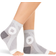 BraceAbility Neuropathy Socks Compression Open Toe Foot Pain Relief Sleeves for Diabetic, Peripheral, Nerve Treatment M Gray M