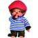 Bandai Monchhichi Peluche Maschietto Marinaio 20 Centimetri 20073