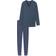 Schiesser Dam Pyjamas Lång Set - Blå