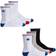 Champion Seasonal 3PP Crew Ankle Socks - White