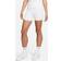 Nike Dri-FIT Advantage-tennisshorts med høj talje 10 cm til kvinder hvid