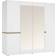 Furniture To Go Chelsea White Gloss Wardrobe 214x58cm