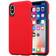 Cadorabo CARNATION RED Hybrid Case for Apple iPhone X XS case cover