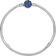 Pandora Moments Sparkling Disc Clasp Snake Chain Bracelet - Silver/Blue