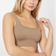 aim'n Ribbed Seamless Bra - Espresso