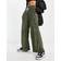 Nike Sportswear Women's High-Waisted Wide-Leg Terry Trousers Green