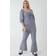Blue Vanilla Curve Gingham Jumpsuit