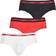 HUGO BOSS Slip Briefs - Brandrød/Sort/Hvid
