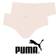 Puma Set Di 2 Culotte Classiche - Rosa