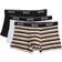 HUGO BOSS Power Design Logo Waistband Trunks, Pack of Beige