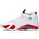 NIKE Air Jordan 14 Retro Candy Cane 2019 M - White/Varsity Red/Metallic Silver/Black