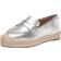 Sam Edelman Women's Kai Espadrille Loafers Soft Silver