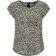 Only Printed Top with Short Sleeves - Grey/Pumice Stone