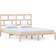 vidaXL brown, 160 Solid Wood Pine Bed Frame