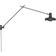 Grupa Products Arigato Long Black Wall light ∅ 22.8cm