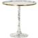 Dkd Home Decor D'Appoint Doré Aluminium Blanc Marbre 51 x 51 x 51 cm Table Basse