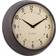 Plint Retro Wall Clock Non-Ticking Modern Väggklocka