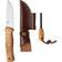 Øyo Femunden Knife W/Leather Sheath Brown Friluftskniv