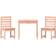 vidaXL de Jardin 3 pcs Bois Massif Douglas Ensemble de Bistrot, 1 Table incluse 2 Chaises