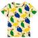 Mini Rodini Printed Cotton-Blend T-Shirt - Yellow