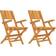 vidaXL pcs, Folding Garden Garden Dining Chair