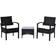 OutSunny 3PC Garden Bistro Patio Dining Set