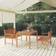 vidaXL 3 Piece Garden Patio Dining Set
