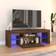 vidaXL Cabinet with LED Lights Brown Oak TV-bänk 120x40cm