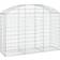 vidaXL Panier De Gabions Arqué Cage À Gabion 150x50x100/120 cm