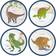 Amscan 8 Assiettes Happy Dino