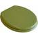 ADOB Sedile Copri WC Colore Verde Con Cerniere Regolabili Cromate In Ottone 85074