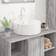 vidaXL Wasbak 40 x 14.5 cm Rond Keramiek Wit