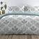 Dreams & Drapes Egg, Super King Dreams Drapes Emily Botanical Print Duvet Cover Blue, Green