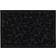 JVL Harlequin Scraper Rubber Pin Doormat Black