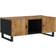 vidaXL 100x54x40 Massivholz Mango & Holzwerkstoff Braun Couchtisch