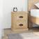 vidaXL sonoma oak, 2 Bedside Table