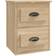 vidaXL Murale Armoire De Nuit Suspendue Avec 2 Tiroirs Table de chevet