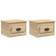 vidaXL Nachtkastjes 2 St Wandgemonteerd 41,5 x 36 x 28 cm