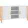 vidaXL White Engineered Wood White Sideboard