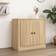 vidaXL Sonoma Engineered Wood Brown Sideboard