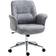 Vinsetto Swivel Light Grey Office Chair 102cm