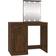 vidaXL Makeupbord LED-lys konstrueret Toiletbord