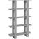 vidaXL grey sonoma Cabinet/Room Divider Book Shelf