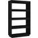 vidaXL black, 80 Pinewood Cabinet/Room Divider Book Shelf