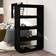 vidaXL black, 80 Pinewood Cabinet/Room Divider Book Shelf