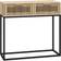 vidaXL 80x30x75 cm Bois D'Ingénierie Et Fer Marron Table Console