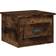 vidaXL smoked oak Bedside Table